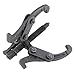 ChgImposs Multifunction Standard Carbon Steel 2 Jaw / 3 Jaw Bearing Puller with 4 Single Hole Claw Pullers for Car/Mechanical Repairing (4 Inch)