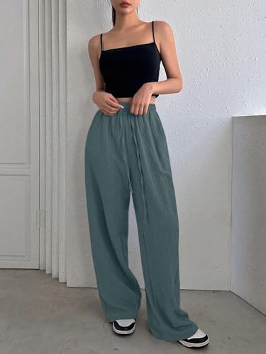Image of GRECIILOOKS Women Trousers for Women | Women Trousers | Women's High-Waisted Pant | Women Trousers Pants | Korean Trousers for Women