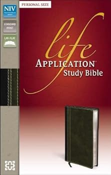 NIV*Life Application Study Bible/Personal Size-Bark/Moss DuoTone [Imitation Leather] [Jan 01, 2011] Italian Duo-Tone