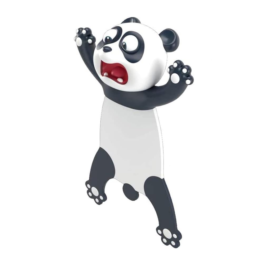 Kostoo Boys Panda Lovely Bookmarks, Funny 3D Cartoon Bookmark Animals Reading Bookmarks For Students Office Stationery Creative Gift Ideal For Girls (Panda)