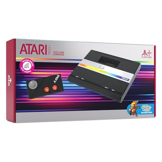 Official Atari 7800+ Console & Wireless Controller - HDMI Output