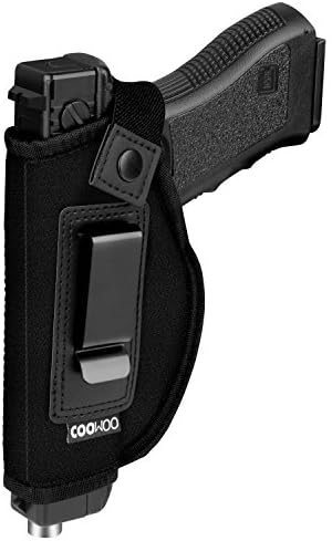 UP UPKJ IWB Gun Holster for Concealed Carry | Inside or Outside The Waistband Holster | Gun Concealed Carry IWB Holster | Fits S&W M&P Shield/Glock 26 27 29 30 33 42 43/Springfield XD XDS/Ruger LC9