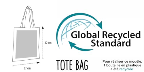 Otshirt Tote bag coton recyclé madame connasse | Imprimé en France, cadeau humour anniversaire original rigolo humoristique – vue 3
