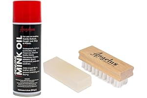 Suede Care Duo: Angelus Mink Oil Spray and Suede Cleaning Kit