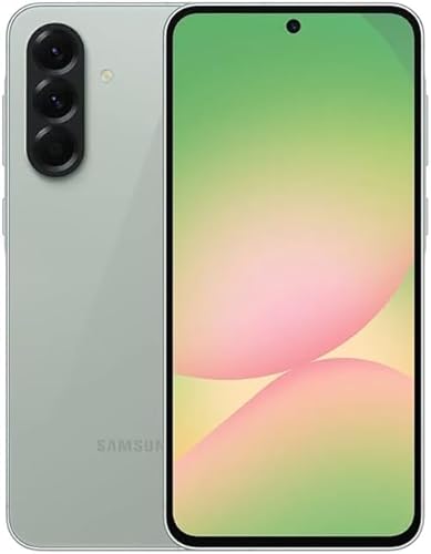 Immagine prodotto: Samsung Galaxy A56 5G, smartphone Android, 256 GB di memoria, 8 GB di RAM, fantastica oliva, aggiornamenti del sistema operativo 6x, display grande, lunga durata della batteria - Versione Medio