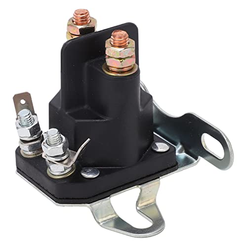 Fafeicy Relé de Solenoide de Arranque, relé de Alta Potencia para Vehículos Todo Terreno, Motos de Nieve, Cortadoras de Césped. Motor de Arranque rápido. Vehículos Todo Terreno,