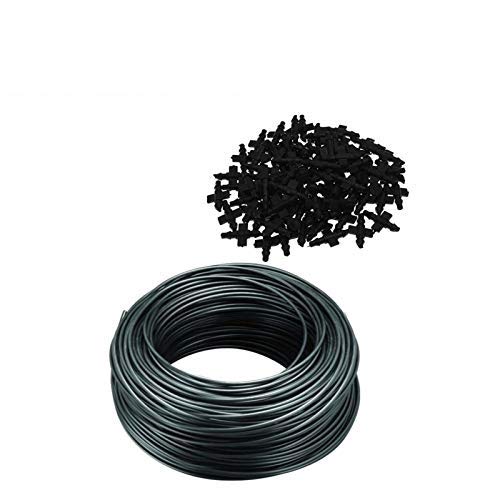 Image of Ascension Agro Drip Irrigation Garden Watering Plants Feeder Line Pipe 4mm with Main Supply Pin Connectors for Drip Irrigation