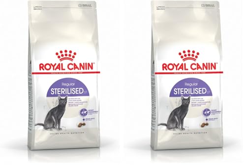 Image of Royal Canin Sterilised 37 Dry Adult Cat Food, Meat Flavor, 2 Kg (Pack of 2)