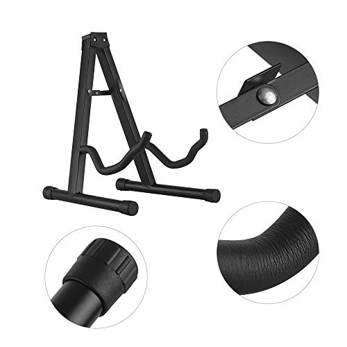 SHUIYUE Support Universel pour Cadre de Guitare, Support pour Instruments à Cordes Pliable, pour Basse Acoustique,Pied… - Les Beatles, Paul McCartney, John Lennon, RIngo Starr, George Harrison SHUIYUE Support Universel pour Cadre de Guitare, Support pour Instruments à Cordes Pliable, pour Basse Acoustique,Pied… – Image 3