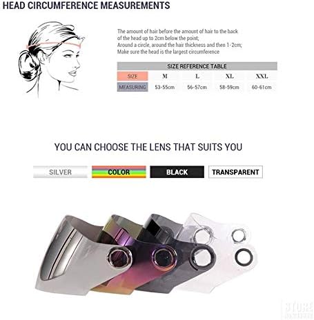 Miniatura 2 de Casco de motocicleta de cara completa con orejas Neko con orejas de gato