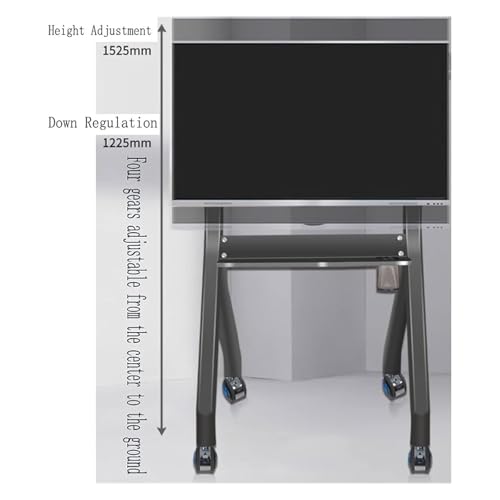 Soporte móvil para TV ajustable con ruedas miniatura 2