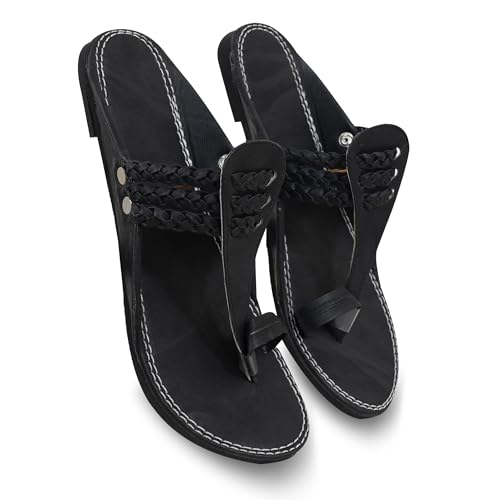 Image of DFR Ethnic Sandals For Boys Men, Comfortable Men's Rajasthani Slipper Chappals