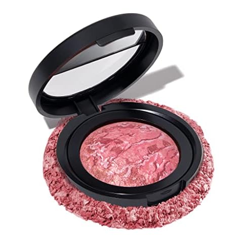 LAURA GELLER NEW YORK Baked Blush-n-Brighten Marbleized Blush- Tropic Hues Creamy Lightweight Satin Finish Cover