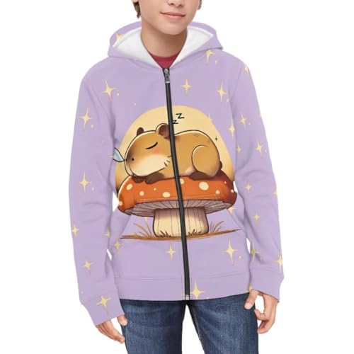 Pinupub Graphic Zip Up Hoodies For Boys Girls Fashion Cute Long Sleeve Winter Hoodie Jacket Coat3