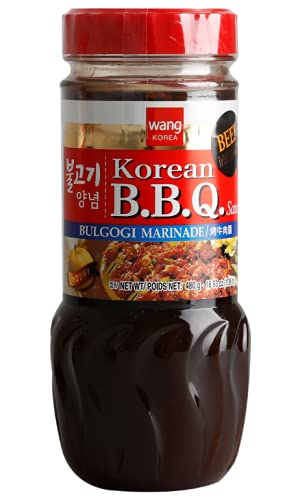 Wang Bulgogi Marinade, Korean Barbeque Sauce, 16.93 Ounce