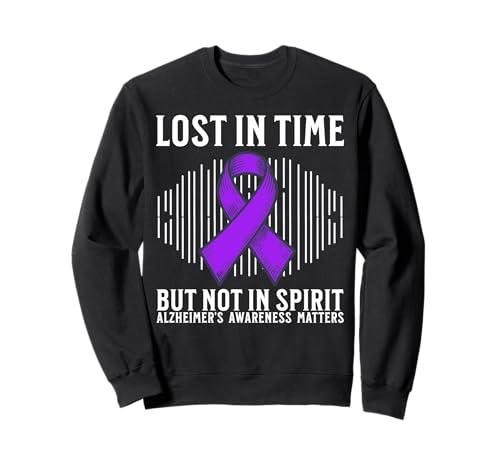 Alzheimers Awareness Products Purple Ribbon alzheimers Gifts Sweatshirt