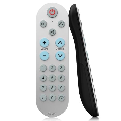 Big Button Universal TV Remote Control, Learning TV Remote for Seniors Elderly Olders(Original Remote Required)