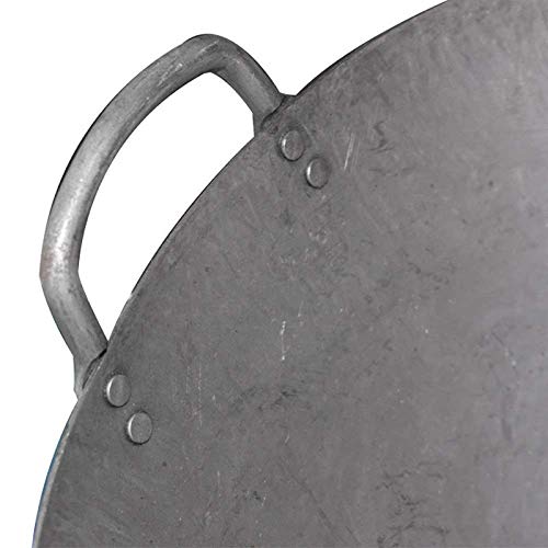 Wok de hierro fundido tradicional con recubrimiento antiadherente 43 cm miniatura 5