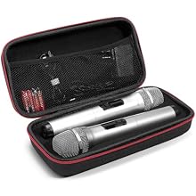 Advanced Shockproof Protection: This microphone case satisfies the need for a robust shield against collisions. Manufactured with compression-resistant materials, the hard shell provides a dependable way to safeguard your mic and digital products fro...