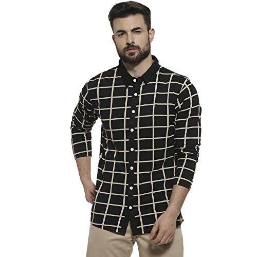 Image of CAHOOT Checkered Men's Full Sleeve Casual Shirt
