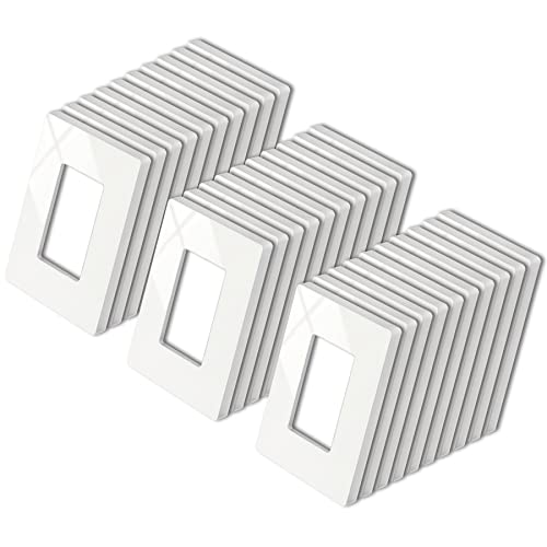 BESTTEN 30 Pack 1 Gang Off White