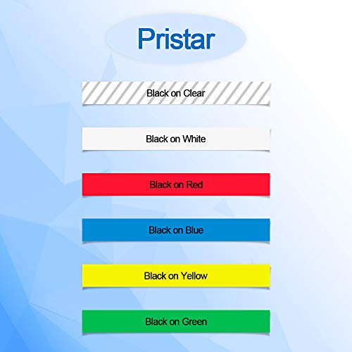 Fita de etiqueta Pristar Epson, Black on White