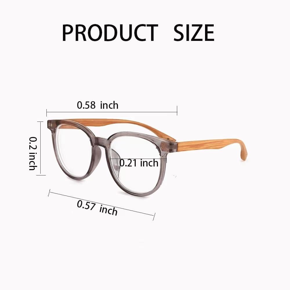 3 Pack Nearsighted Glasses for Women & Men - Distance Myopia Glasses for Driving - Image 2
