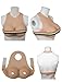 Zilasegy Silicone Breasts Forms, Silicone Fake Breastplate E CUP Silicone Filled Fake Boobs for Crossdressers Drag Queen
