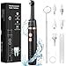Set di Sbiancamento dei Denti Rimuovi Tartaro Denti Kit Pulizia Denti Tartaro Smacchiatore Denti Lucidatrice Elettrica per Denti per Ridurre i Depositi di Placca immagine