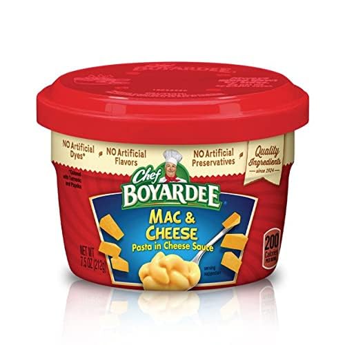 Chef Boyardee Microwavable Mac & Cheese 7.5 oz (Pack of 12)