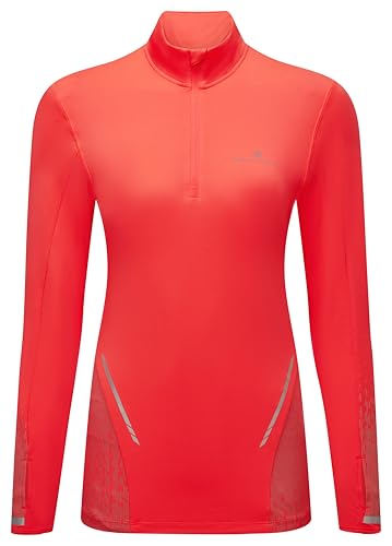 Wmn's Tech Reflect 1/2 Zip haut de sport anti-froid pour joggeuse visible