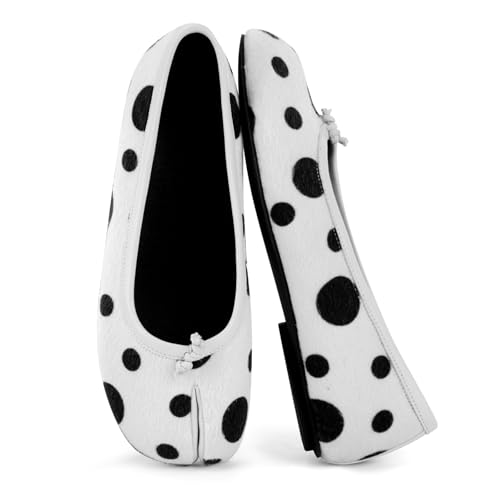 Image of Tabi Shoes Women Split Toe Shoes Wide Width Ballet Flats Comfort Casual Work Shoes for Women Office
