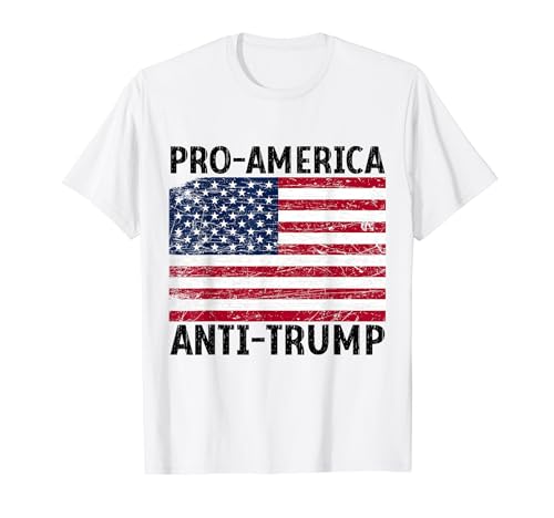 Pro-America Anti-Trump Shirt - American USA Flag T-Shirt