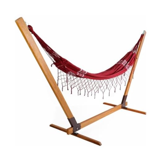 Suporte de Madeira Para Rede de Descanso