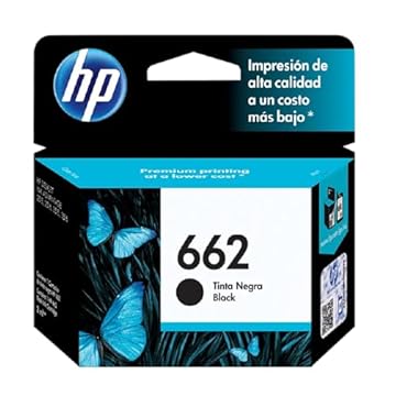 Cartucho HP 662 preto Original (CZ103AB) Para Impressora DeskJet 2516, 3516, 3546, 2546, 1516, 4646, 2646