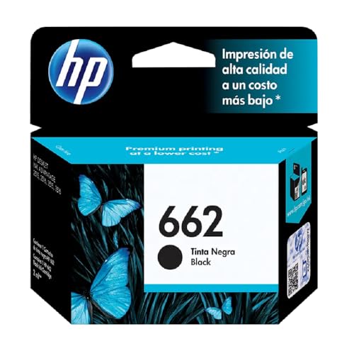 Cartucho HP 662 preto Original (CZ103AB) Para Impressora DeskJet 2516, 3516, 3546, 2546, 1516, 4646, 2646