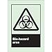 Brady 90704, Glow-In-The-Dark Safety Sign, (Pack of 10 pcs)