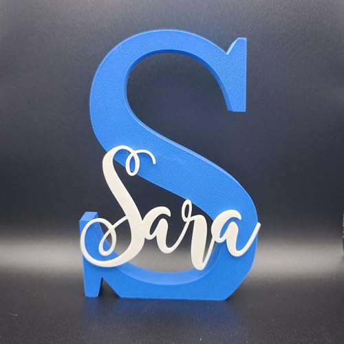 Miniatura 8 de Letra Decorativa Personalizada Con Nombre Inicial Infantil Para Puerta, Habitación O Regalo Tamaño Y Colores A Elegir Comunion, Bautizo, Candybar Ideal Niños Y Bebés