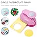 2 Inch Hole Punch, Katfort Craft Punches Shapes Circle Punch for Paper Crafts, Cardstock, Brand Label, Gift Wrapping, Greeting Cards and Scrapbooks, Pink