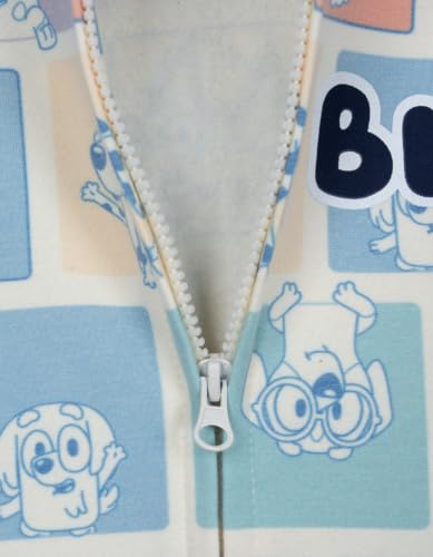Image of Bluey Fleece Zip-Up Hoodie Toddler to Big Kid