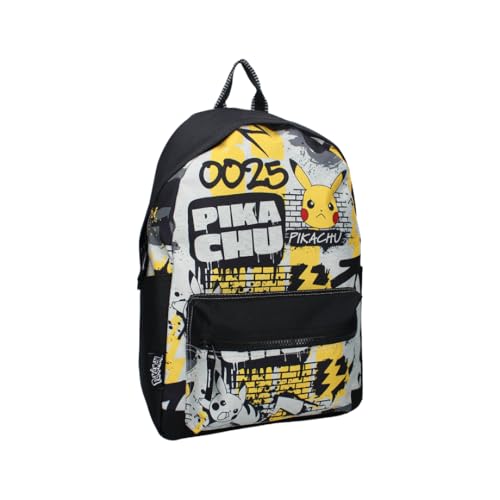Mochila Pokémon Pikachu para niños y niñas de 41 cm de capacidad