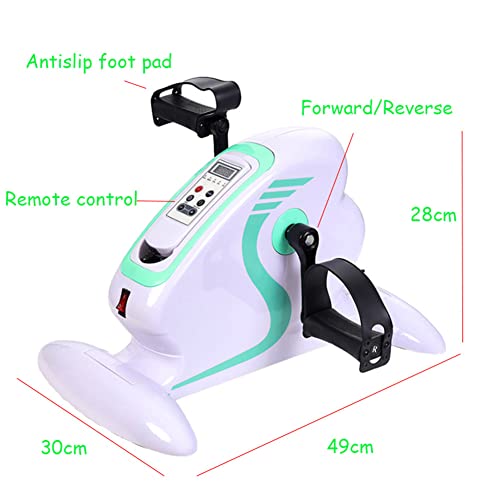 Image of Folding Treadmills Under Desk Bike Pedal Exerciser with Adjustable Leg - Exercise Bike Desk Cycle, Leg Exerciser
