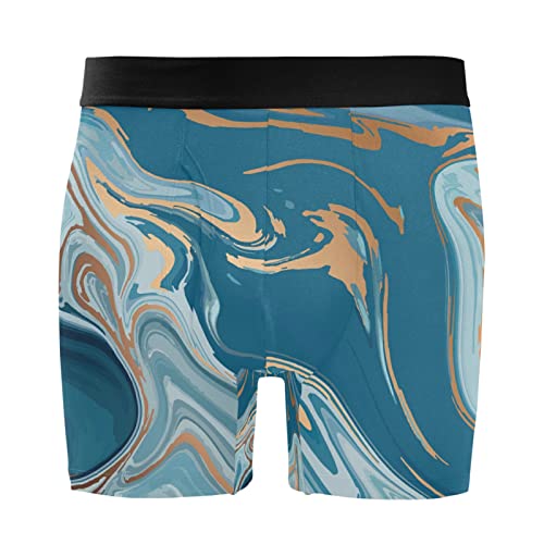 Bóxer para hombre de algodón elástico Vnurnrn pack de 2 calzoncillos ultrasuaves estampado piedra
