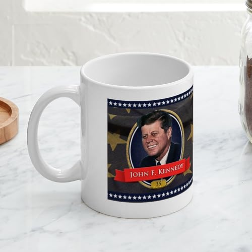 Taza Café Cerámica 11 oz CaféPress John F. Kennedy miniatura 4