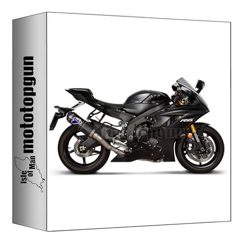 Scarico completo termignoni scarico completo carbonio racing compatibile con yamaha r6 2006 2007 2008 2009 2010 2011 2012 2013 2014 2015 2016 2017 2018 2019 mototopgun