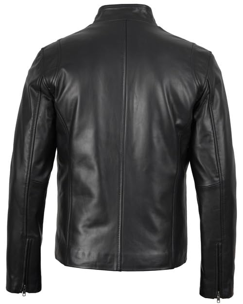 Image of Decrum Leather Jacket Men - Casual Stylish Cowhide Leather Jackets for Men