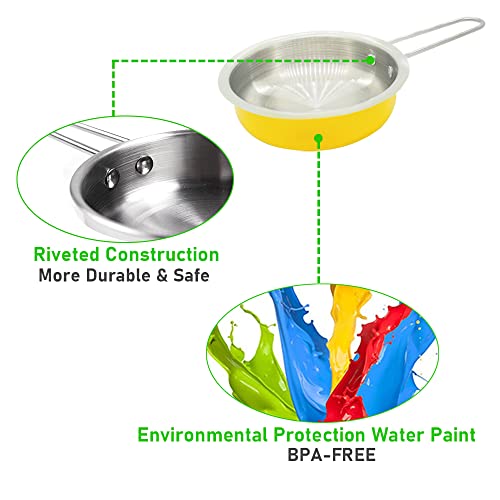 CONDIS Kinderküche Zubehör Spielküche Küchenspielzeug für Kinder Küche Küchenzubehör Topfset Kochgeschirr Töpfe… – Bild 7