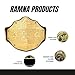 RAMNA Big Gold World Heavyweight Wrestling Championship Title Belt Replica