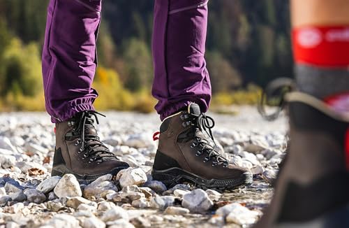 Alpina PRIMA Waterproof Hiking Boots - Full Leather Ankle High With Vibram Sole, Men's & Women's