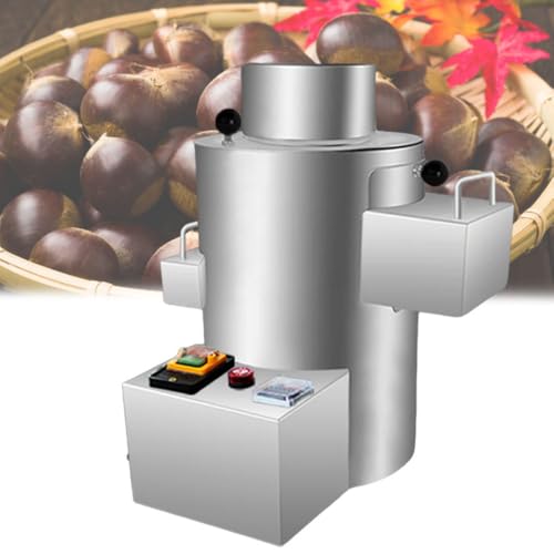 ShaiVrissian Desgranadora Castañas Automática,Peladora Eléctrica Profesional,Capacidad 200kg/H,Sin Dañar Las Castañas,Fácil De Usar,para Restaurantes Y Supermercados 18blades